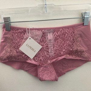 La Perla Pink lace Brief  XS/S